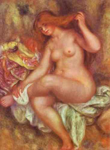 Сидящая купальщица.1903
